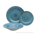 Hotel Blue Classic Hand Printing Ceramic -Geschirr Set